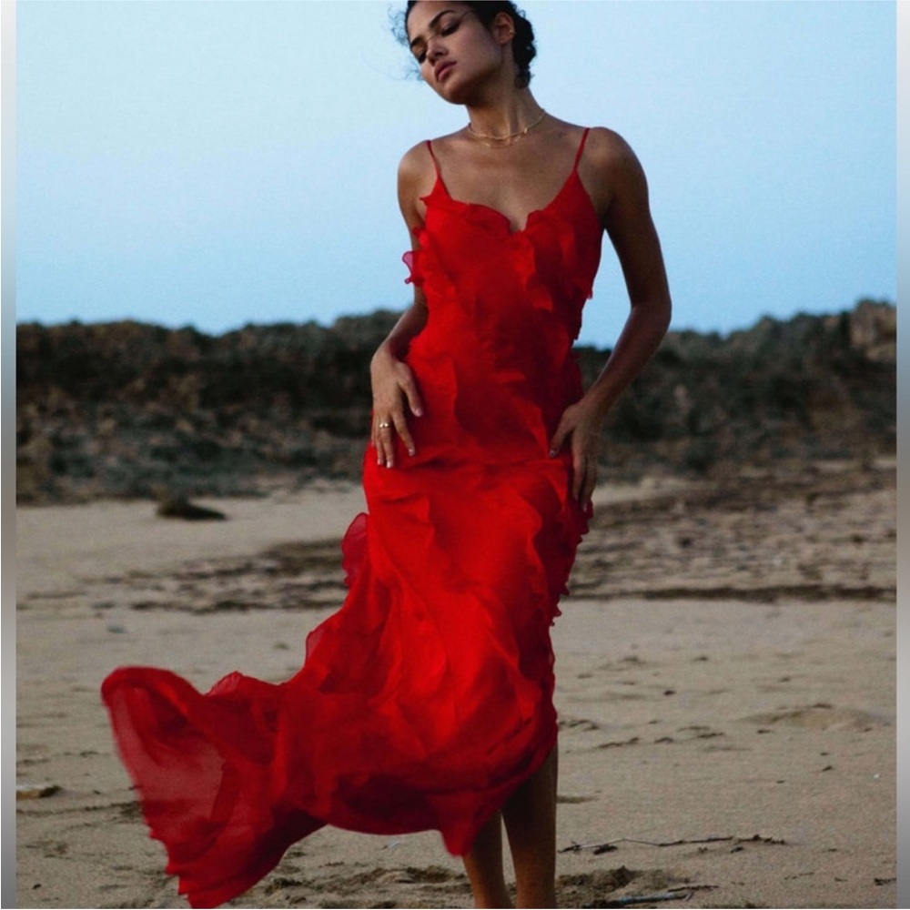Rat & Boa Red Maxi Dress
